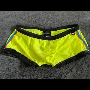 Andrew Christian swim trunks